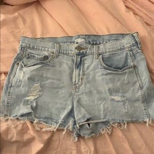 blue jean shorts size 6